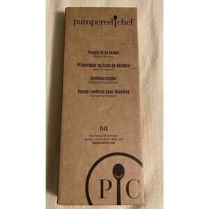 NEW Pampered Chef Veggie Strip Maker 1145 Vegetable Grater Kitchen Tool SEALED